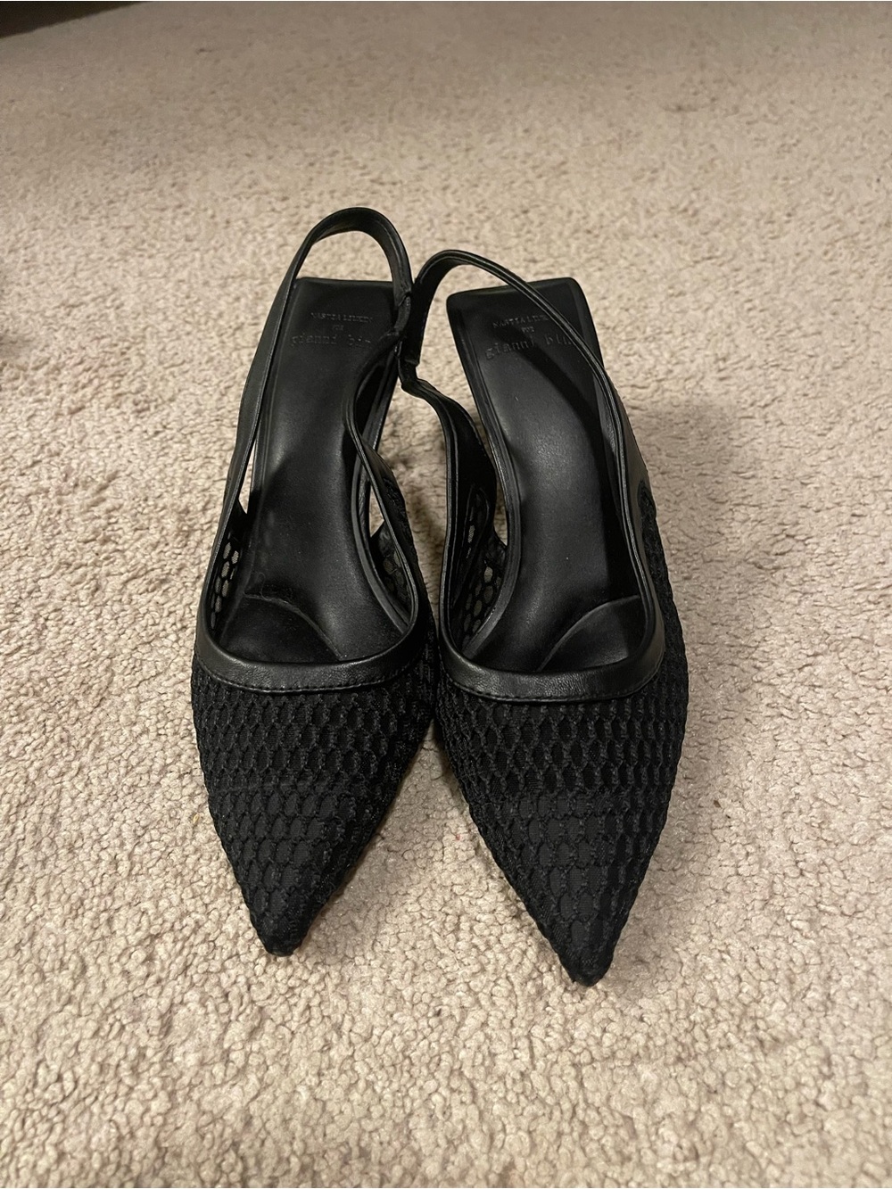 GIANNI BINI x NASTIA LIUKIN MESH HEEL
